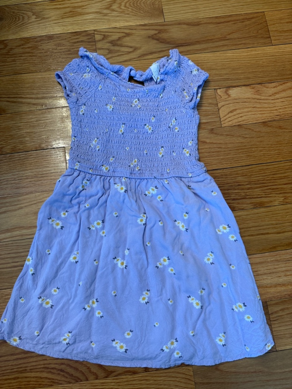 abercrombie kids Lavender Daisy Smocked Dress